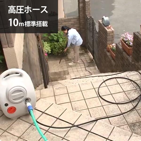 工進 36V充電式 高圧洗浄機 SJC-3625+3m給水ホースセット 工進 36V充電式 高圧洗浄機 SJC-3625+3m給水ホースセット