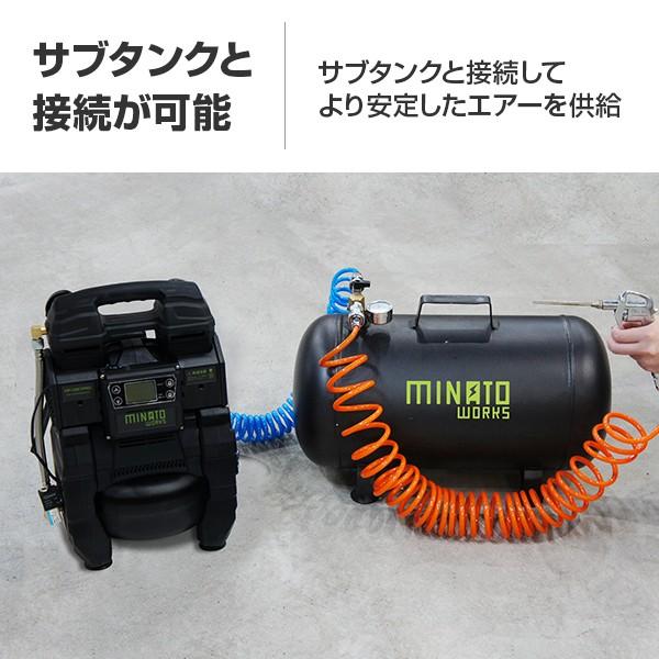MINATOWORKS ミナト エアーコンプレッサー CP-1851PRO 本体のみ MINATOWORKS ミナト エアーコンプレッサー CP-1851PRO 本体のみ