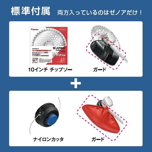 ゼノア 充電式 刈払い機 BBC250PW 本体のみ (両手ハンドル仕様