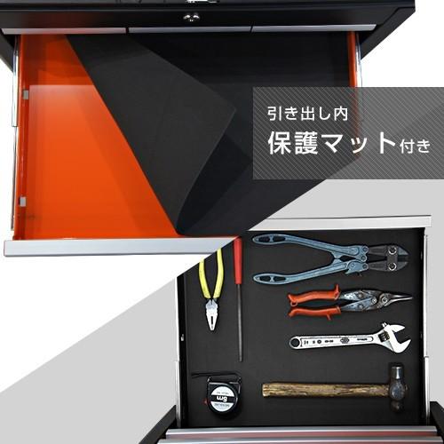 アウトレット】高耐久型 ツールチェスト 6段 TB-2660A (マットブラック