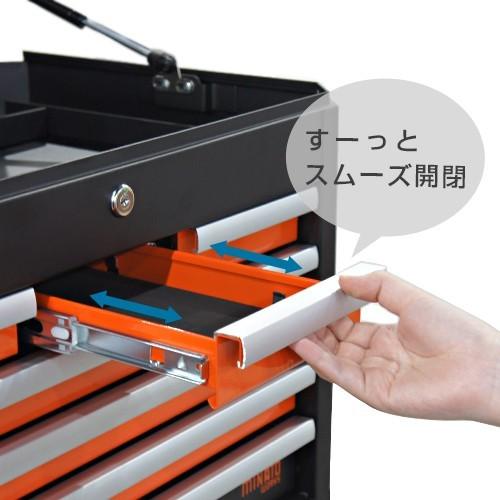 アウトレット】高耐久型 ツールチェスト 6段 TB-2660A (マットブラック