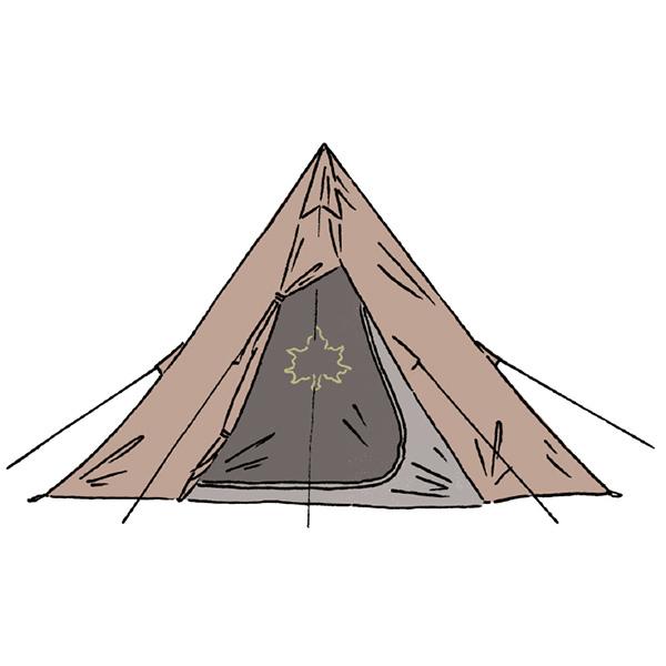 LOGOS ロゴス(LOGOS) Trad Tepee タープ 350-BJ セット 71809562 LOGOS ロゴス(LOGOS) Trad Tepee タープ 350-BJ セット 71809562