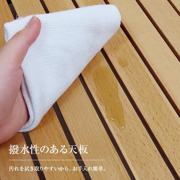 【M.O.L 】天然ビーチ材 ウッドロールテーブル 天板サイズ90×60 M.O.L 天然ビーチ材 ウッドロールテーブル 90OG MOL-G307