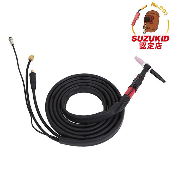 SUZUKID スズキッド TIG用軽量トーチ200A・コード付 STT-200A [スター 