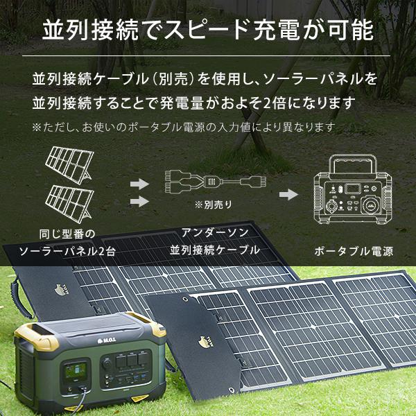 M.O.L ポータブル電源 MOL-P310＋ソーラーパネル MOL-S60A セット 