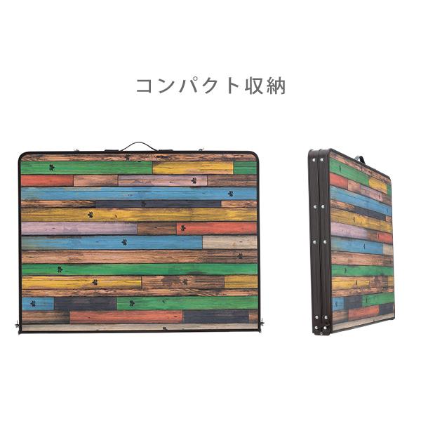 ロゴス(LOGOS) Old Wooden 丸洗い ダイニングテーブル 12080 73188047 (折りたたみ式) [OW アウトドア キャンプ レジャー 机]｜minatodenki｜08