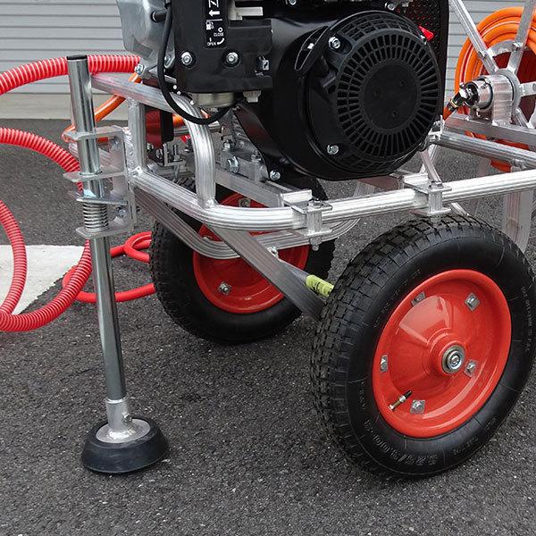 MINATOWORKS ミナト ロビン4Hpエンジン付き 動噴 高圧ホース50m MINATOWORKS ミナト ロビン4Hpエンジン付き 動噴 高圧ホース50m