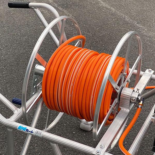 まもなく終了 セット動噴 エンジンポンプ リールホース