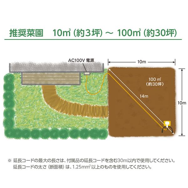 KYOCERA（京セラ） ACV-1500 電気カルチベータ 663150A [KYOCERA