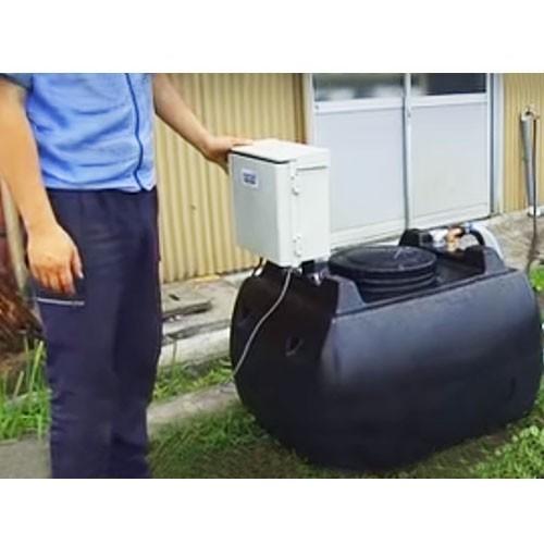 100V750W高圧灌水ポンプ＋自立型制御盤＋自動給水機能付き1000Lタンク