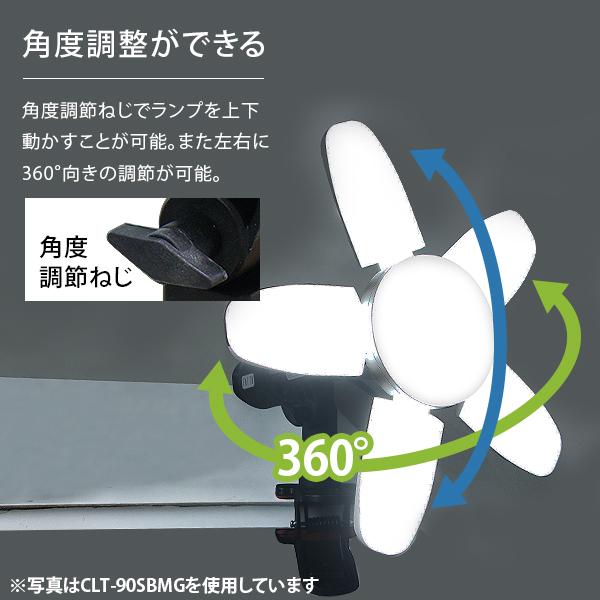 侍BLACK LEDクリップライト 咲灯PRO コンパクト CLT45SB 5000lm 45w