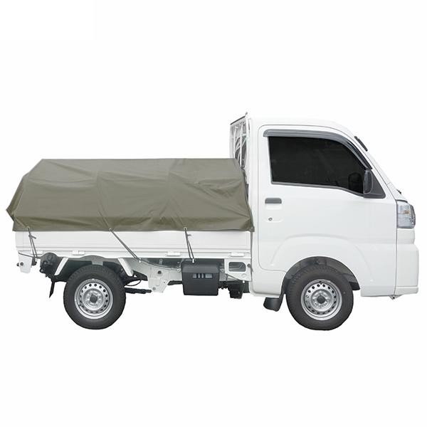 軽トラック用 ドーム型 幌セット (スチールパイプ骨組＋トラックシート