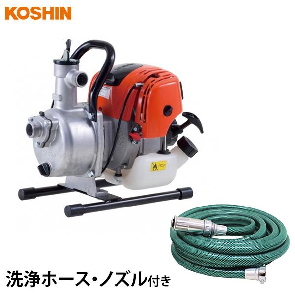 工進（KOSHIN） 小型エンジンポンプ 4サイクル ハイデルスポンプ SEV