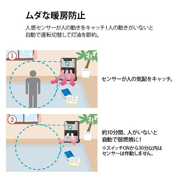 TOYOTOMI（トヨトミ） FF式ストーブ 人感センサーモデル タンク別置き