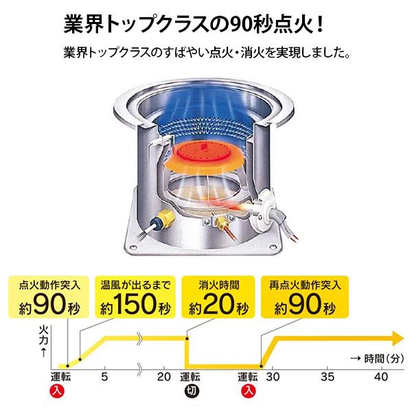 TOYOTOMI（トヨトミ） FF式ストーブ タンク別置き 赤外線タイプ FR