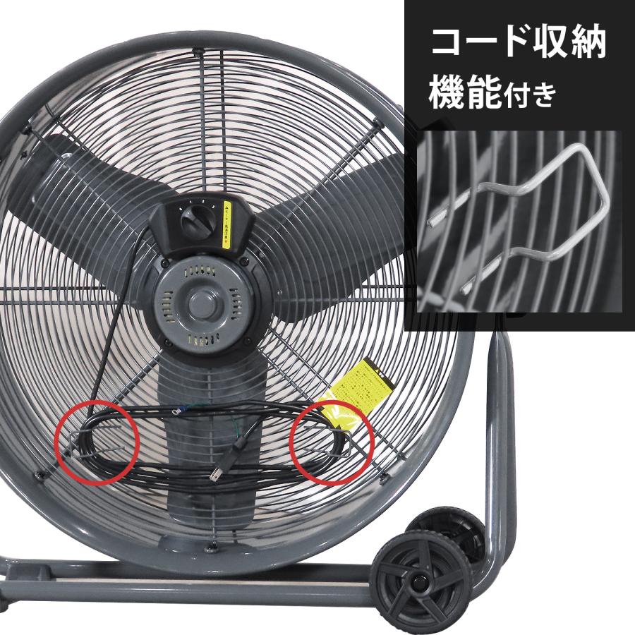 MINATOWORKS（ミナトワークス） ミナト 大型扇風機 60cm羽根 360度回転