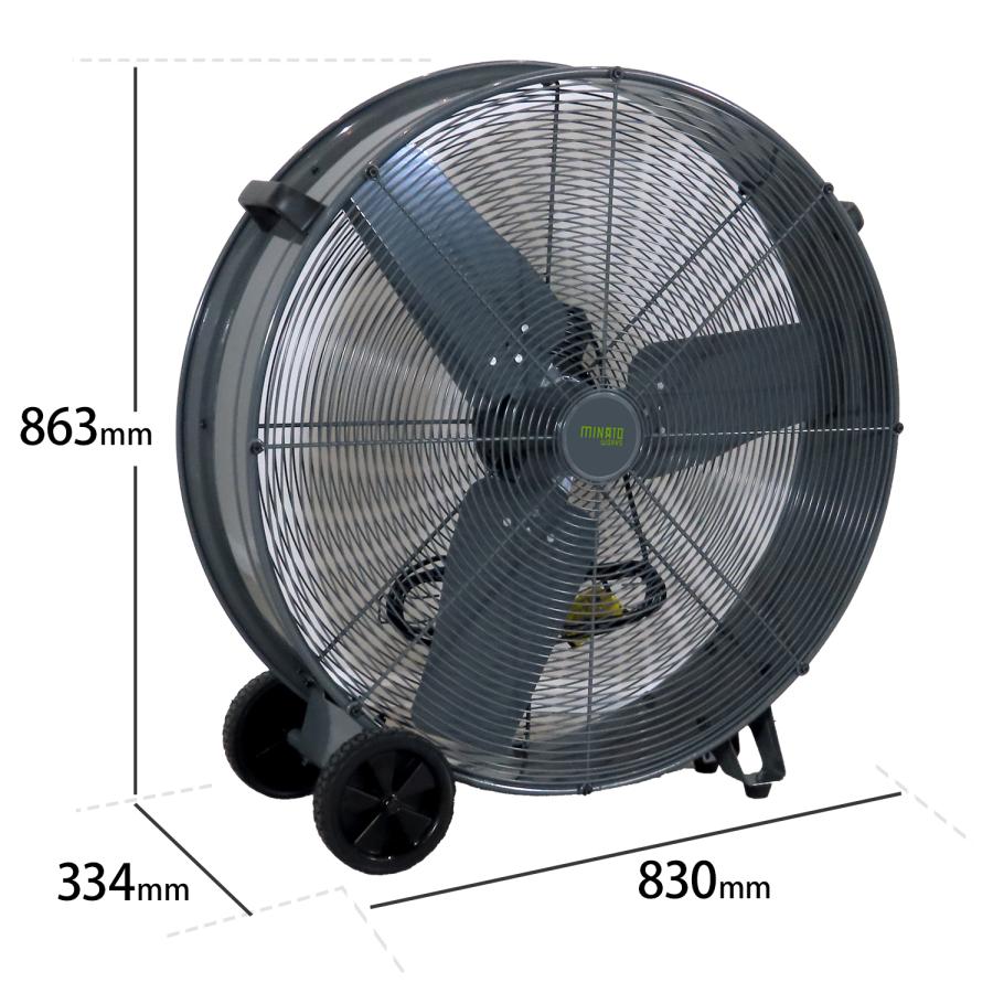 MINATOWORKS（ミナトワークス） ミナト 大型扇風機75cm羽根 床置き型