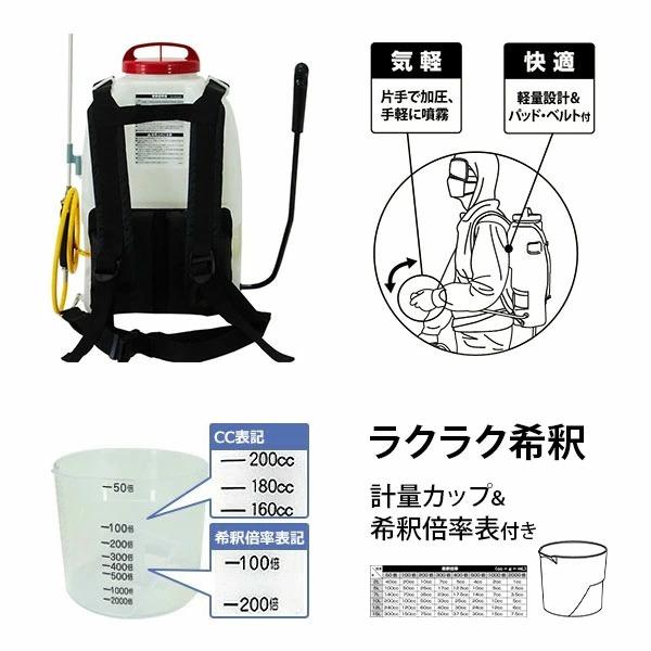 工進（KOSHIN） 手動式噴霧器 グランドマスター RW-15DX＋除草剤1本