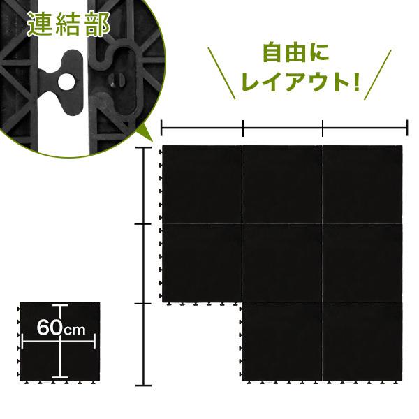 MINATOWORKS（ミナトワークス） ミナト 高品質ゴム製 連結式ゴムマット