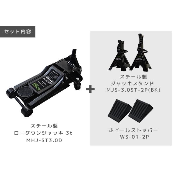MINATOWORKS（ミナトワークス） ミナト スチール製ローダウンジャッキ 