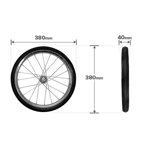 ミナト 軽便アルミリヤカー用 交換タイヤ Mtc At15 ノーパンクタイヤ 対応機種 Mtc 100al ミナト電機工業 通販 Paypayモール