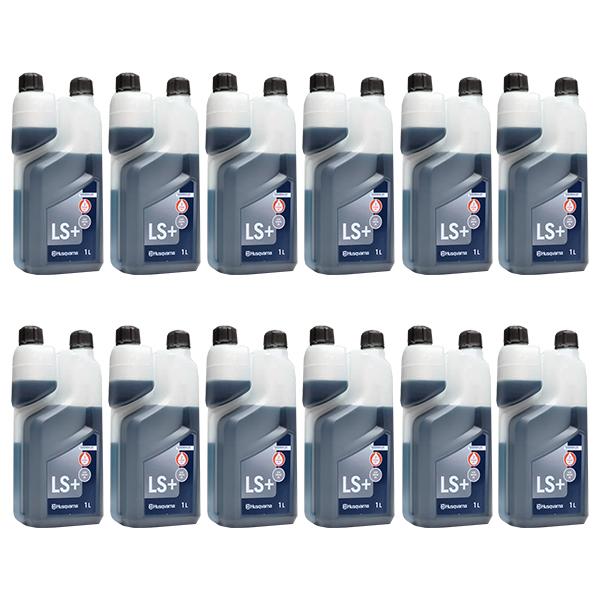 ハスクバーナ（Husqvarna） 2ストロークオイル LS+ 1L 12本セット