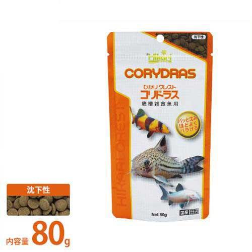 キョーリン 低棲雑食魚用飼料 ひかりクレストコリドラス 80g [エサ えさ 餌 熱帯魚] : mt-0033752 : ミナトワークス - 通販 -  Yahoo!ショッピング