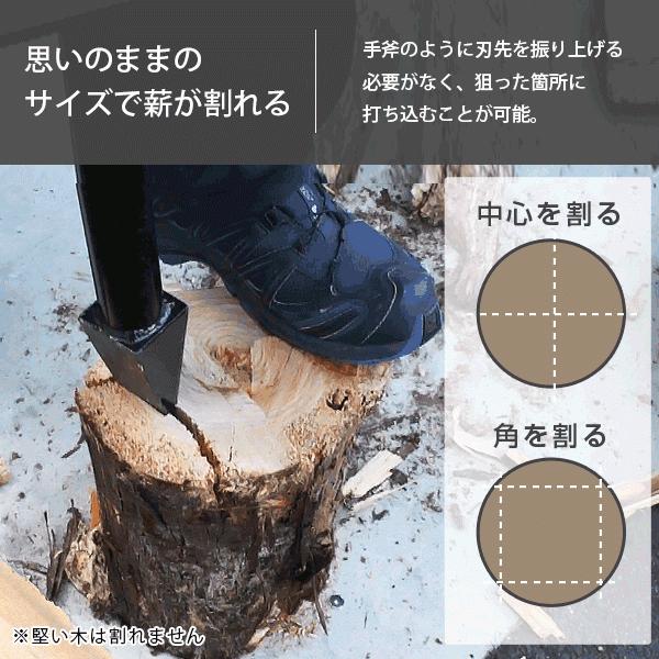 MINATOWORKS（ミナトワークス） ミナト 薪割り機 手動式 ハンド