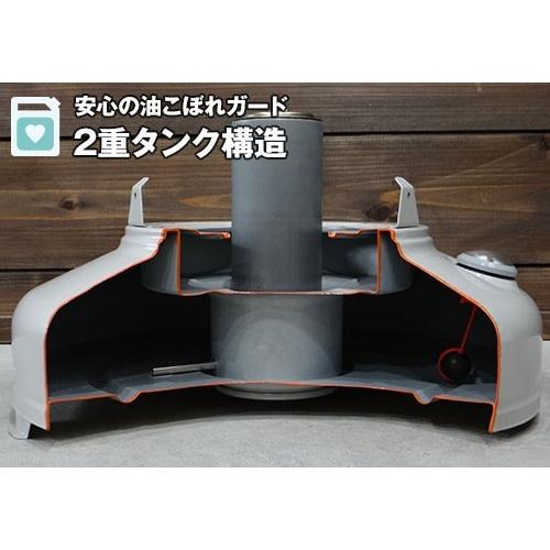 トヨトミ 対流形 石油ストーブ ダブルクリーン KR-47A(B) (ブラック/コンクリート17畳) [TOYOTOMI 灯油 ストーブ]｜minatodenki｜05