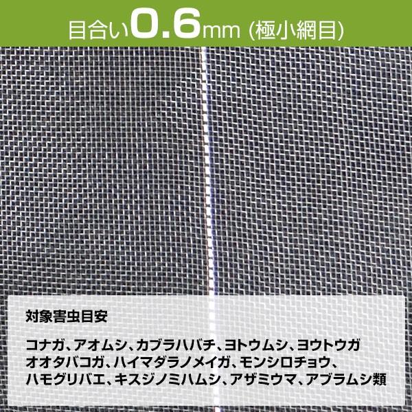 シンセイ 防虫ネット 0.6mm目 1.5m×20m : ミナトワークス - 通販