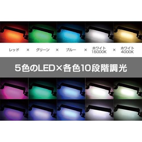 ゼンスイ Ledライト 45cm水槽用 マルチカラーled 450 リモコン付き Ledランプ 照明 鑑賞魚 熱帯魚 水草 ミナト電機工業 通販 Paypayモール
