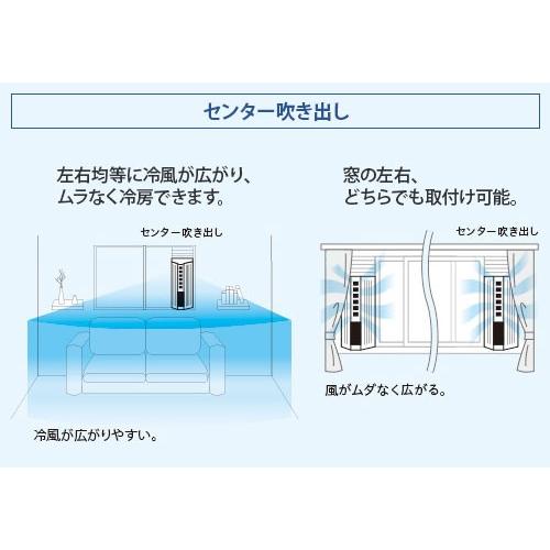 トヨトミ 窓用パーソナルエアコン TIW-A160M(W) (能力1.6kW/4.5〜7畳用