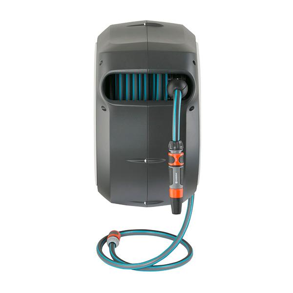 ガルデナ 壁掛け用自動巻取りホースボックス M/L (シルバー