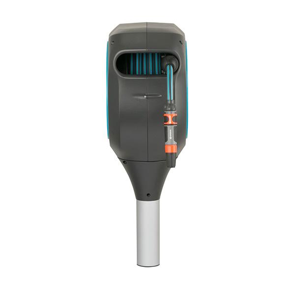 ガルデナ スパイク式自動巻取りホースボックス M (ターコイズブルー