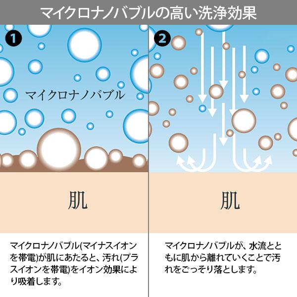 水生活製作所 バブリーミスティシャワー ホワイト SH23W-SN [シャワーヘッド マイクロナノバブル]の画像