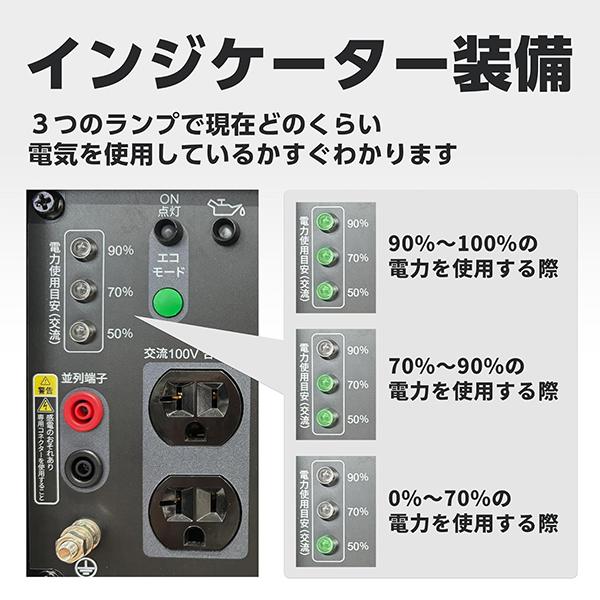 工進（KOSHIN） インバーター発電機 GV-18EC (単相100V/定格出力1.8VA
