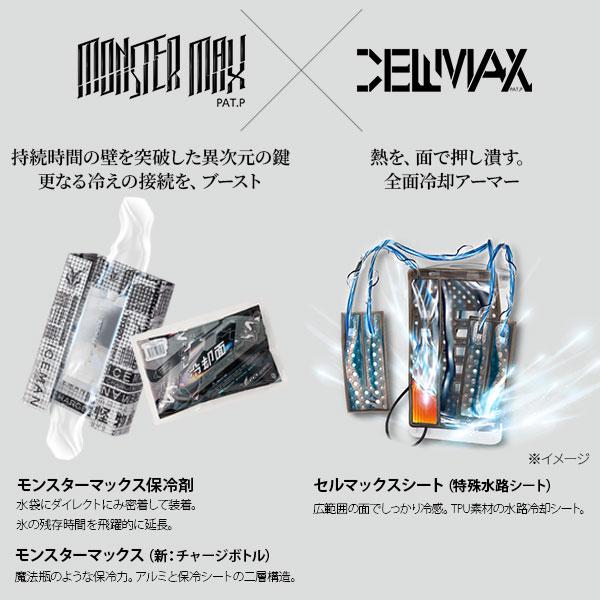 アイスマンベスト PRO-X3 セルマックス ブラック ICMPX3S-BLV-SET