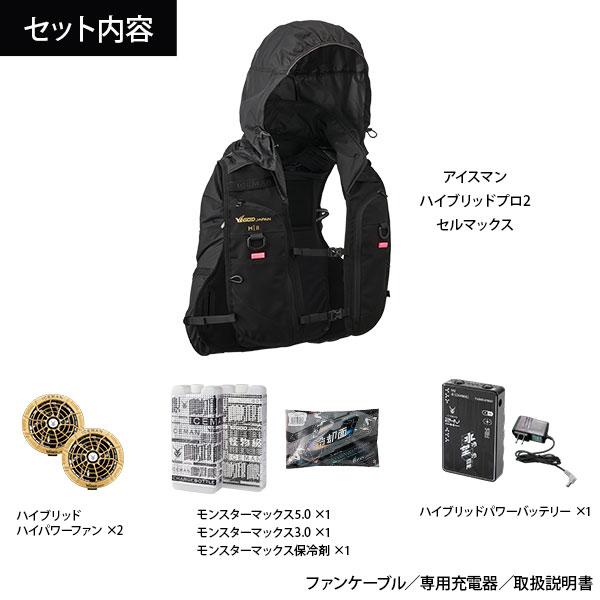 Y'sGOD アイスマン HYBRID-PROII 水冷・空冷 ブラック ICMPH-BLV-SET