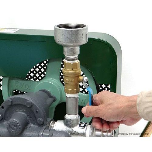 MINATOWORKS（ミナトワークス） ミナト 先止め式 20Φギヤーポンプ 単相100V1馬力モーター＋遠隔操作スイッチ＋流量調整バルブ ...