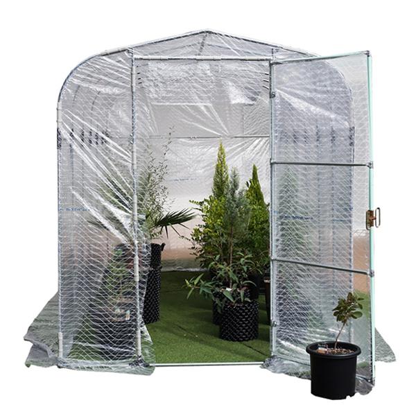 園芸温室 NH-20D型 (2.0坪/入口扉式) [南栄工業 ナンエイ 小型ビニール