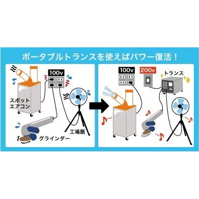 イクラ ダウントランス PT-30T (30A/昇降機能付) [変圧器 降圧トランス]｜minatodenki｜04