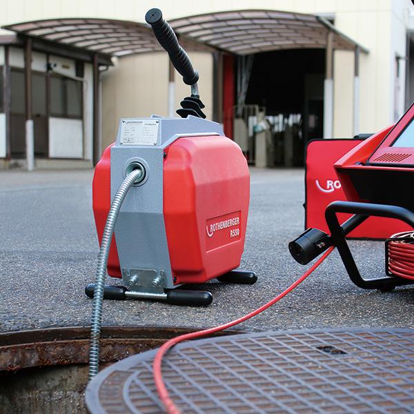 アサダ 排水管清掃機 電動式ドレンクリーナー R-550 R72862 アサダ 排水管清掃機 電動式ドレンクリーナー R-550 R72862