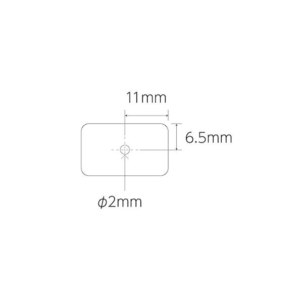 シンワ シンワ測定 マグチップ ヨーク付 角型 E-1 13×22mm 2ヶ入 73501