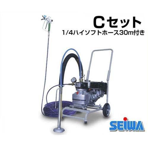 精和産業 エアレス塗装機 スーパー60GE Cセット (1/4ハイソフトホース  