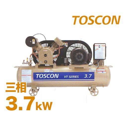 TOSHIBA 東芝 TOSCON 給油式エアコンプレッサー VT105/6-37T TOSHIBA 東芝 TOSCON 給油式エアコンプレッサー VT105/6-37T