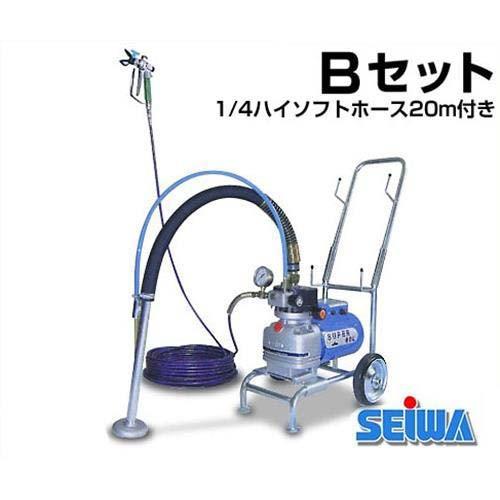 精和産業 エアレス塗装機 スーパー60L Bセット (1/4ハイソフト 精和産業 エアレス塗装機 スーパー60L Bセット (1/4ハイソフト