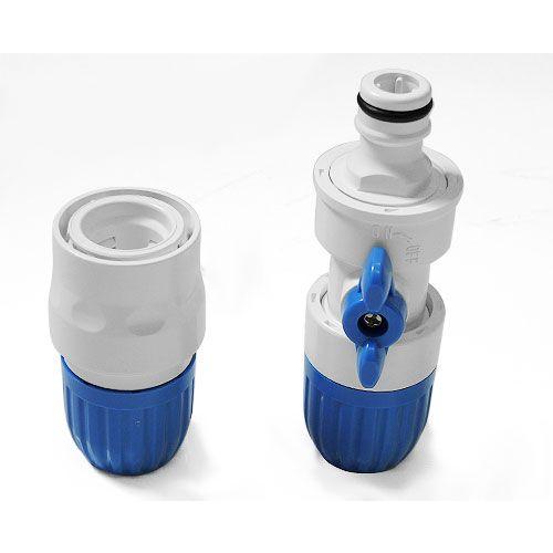 タカギ コック付パチットホースジョイント G038 (適合ホース:内径12mm