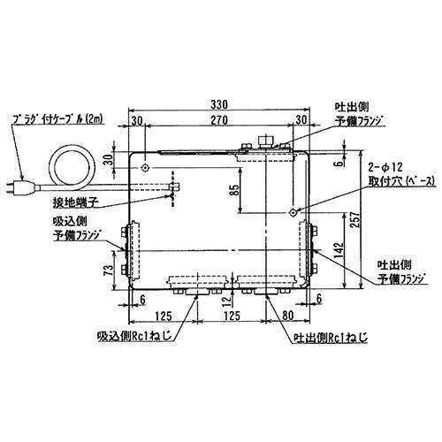 テラル多久　浅井戸ポンプ　THP6-V250S　100V250W)　[井戸ポンプ]　(インバータ制御