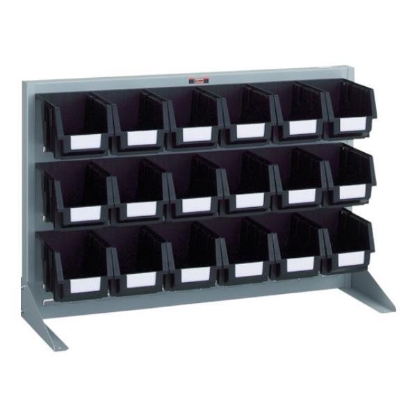 TRUSCO 導電性パネルコンテナラック 卓上型 コンテナ中X18 T0636NE (SV) [T-0636N-E][r20][s9-831]