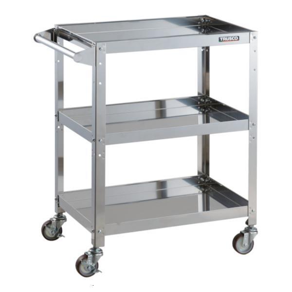 TRUSCO クリーンラビット 75φウレタン車SUS金具ハンドル付 CRB863HSU [CRB-863HSU][r20][s9-833]